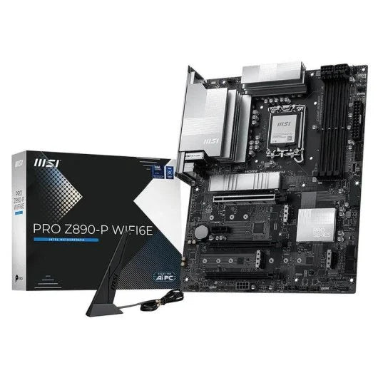 MSI MB PRO  PRO Z890-P WIFI6E LGA1851,4DDR5,3PCI-Ex16,1PCI-Ex1,4M.2 ,1USB3.2 Gen2 X2, 2US