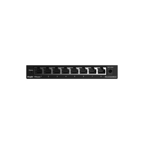 REYEE SMART SWITCH 8 PORTE GIGABIT (CHASSIS METALLICO DESKTOP)