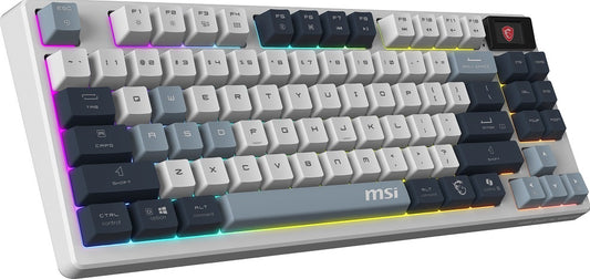 MSI  GK600 BLUE FORGE KEYBOARD ITA  WHITE DARK BLUE25 LIGHT