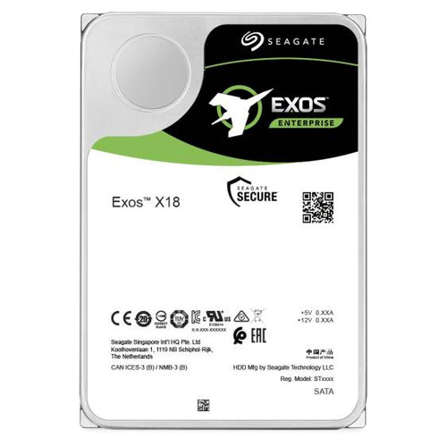 SEAGATE HDD INTERNO 3,5" EXOX 18TB SAS IPERSCALE SATA6 7200RPM 256Mb CACHE ** RICONDIZIONATO **