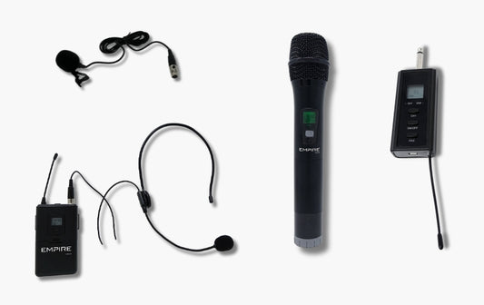 EMPIRE MEDIA KIT RICEVITORE UHF + MIC ICE + MIC NECK