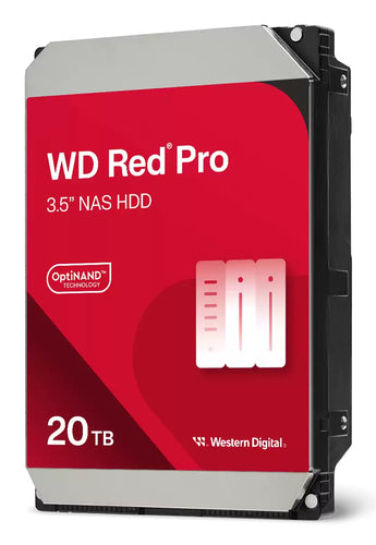 WESTERN DIGITAL HDD INTERNO 3.5 20TB WD RED PRO SATA 7200
