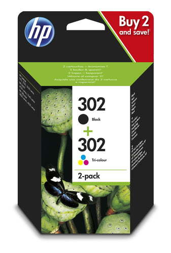 HP CARTUCCIA 302 INKJET MULTICOLORE NERO+COLORE STANDARD