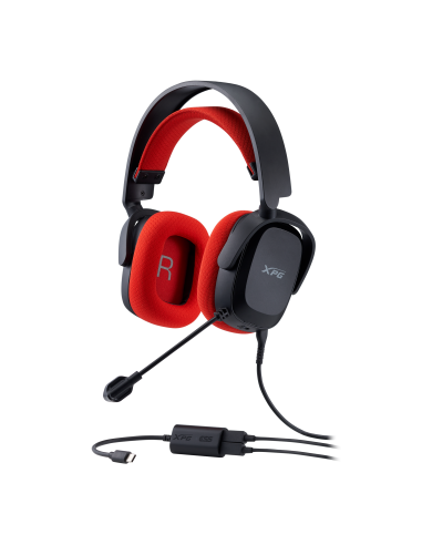 ADATA XPG CUFFIE PRECOG STUDIO USB BLACK 101dB+-3dB OMNIDIR MIC 20-2000FREQ