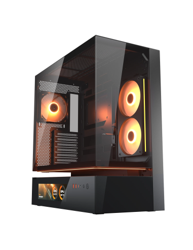 COUGAR CASE M.TOWER CFV235 VISION 9.16'' TG 240 REV+120ARGB FAN RGB H.syNC