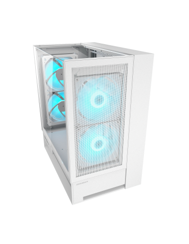 COUGAR CASE MID TOWER OMNY X WHITE 2*TG 4*FAN ARGB + HUB (supp GPU VERTICAL
