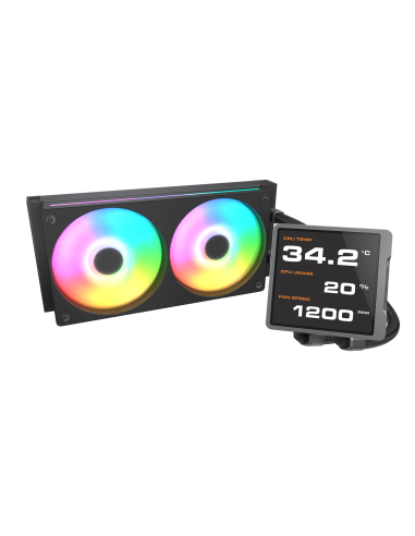 COUGAR RAFF. LIQUIDO POSEIDON VISTEK PRO ARGB 240 IPS TFT 3.9''
