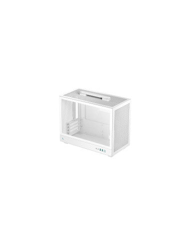 DEEPCOOL CASE MICRO ATX CH160 PLUS WH WHITE ultraportabile & alto flusso d'