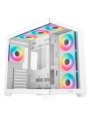 DEEPCOOL CASE MID TOWER CG530 7F BIANCO 7 FAN 120mm 2TG
