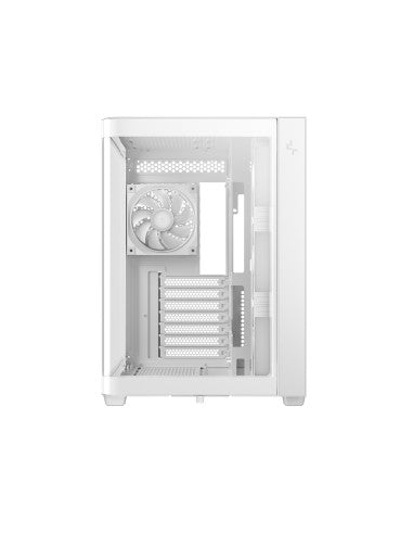 DEEPCOOL CASE MID TOWER CG530U 4F WHITE 4xARGB TG PANORAMICO