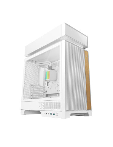 DEEPCOOL CASE MID TOWER CL6600 WHITE HYPERSPLIT 360AIO + 2x120ARGB