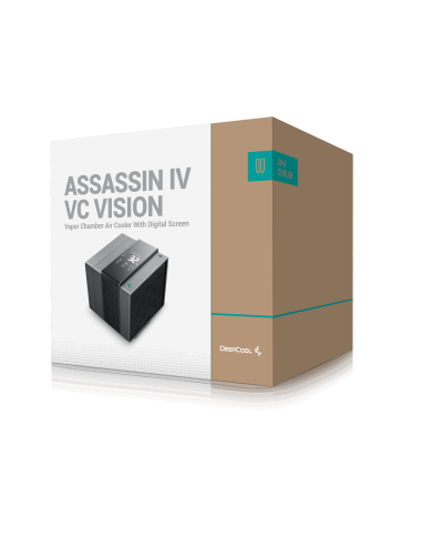 DEEPCOOL RAFF. CPU ASSASSIN IV VC VISIONE DISPLAY & CAMERA VAPORE TDP 300W