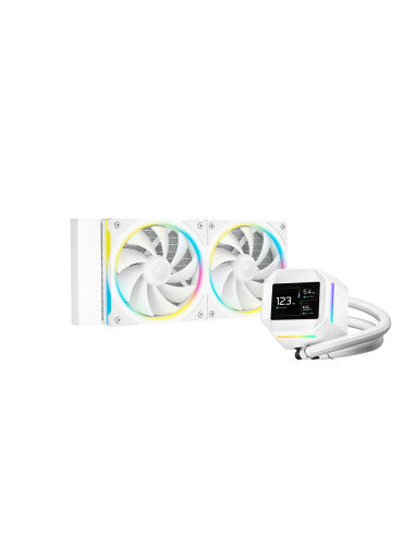 DEEPCOOL RAFF. LIQUIDO LM240 WHITE IPS 240mm AIO 2.4'' 320X420 LCD