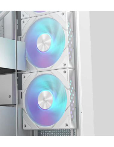 DEEPCOOL VENTOLE CASE CG580 BIANCA REVERSE 120MM ARGB