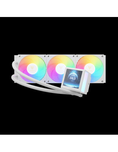 GAMDIAS DISSIP LIQUIDO CHIONE P5-360 WH 3xFAN ARGB 3.4'' LCD 480*480 DISPLA