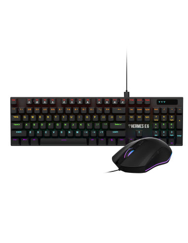 GAMDIAS KIT TAST + MOUSE HERMES E6 TAST MECCANICA E MOUSE OTTICO