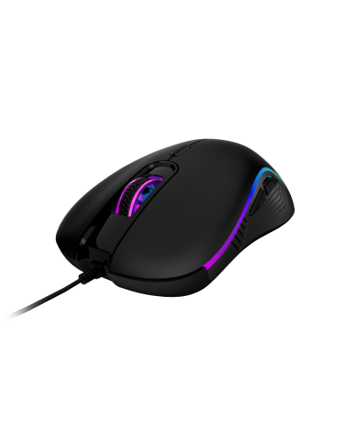 GAMDIAS MOUSE GAMING AURA GS3 LUCI MULTIC 6*KEYS 3600DPI ERGONOMIC