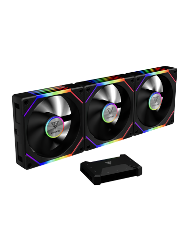GAMDIAS VENTOLA CASE KIT AEOLUS P2-1203U 3x120 REVERS ARGB FAN + CTRL AEOLU