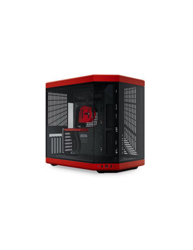 HYTE CASE MID TOWER DC Y70 BLK/RD 4xSLOTS GPU 3*TG CS-HYTE-Y70-BR