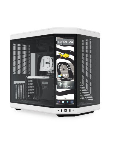 HYTE CASE MID TOWER Y70 TOUCH INFINITE PANDA CS-HYTE-Y70TTI-WB