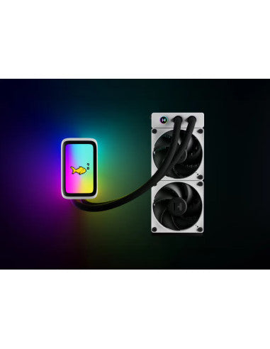 HYTE DISS. LIQUIDO THICC Q60 DISPLAY IPS 5'' (BLK/WHT) + HUB
