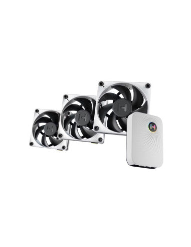 HYTE FAN CASE THICC FP12 FAN 3 PACK SILENCE con NP50 FAN-HYTE-FP12-BW-3NP