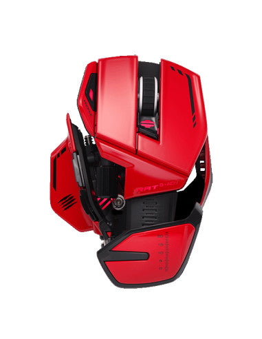 MAD CATZ GAMING MOUSE R.A.T. 8+ADV OPTICAL GAMING MOUSE, RED  ALLUMINIO +16
