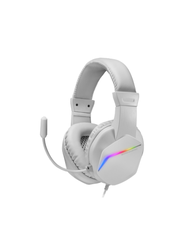 MARSGAMING GAMING CUFFIA+MIC MH122W BIANCA RGB PC MAC CONSOLES SAMRTHPONE T