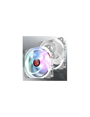 RAIJINTEK VENTOLE CASE AGERAS 12 WHITE ARGB-1 1xFAN ANTIRUMORE 5 PALE